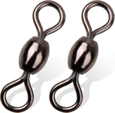 Fishing Swivels, 50/150Pcs Barrel Swivels Fishing Tackle High Strength Copper wi