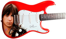 The Black Crowes Chris Robinson Autographed Fender Hand Airbrushed Painting Guit