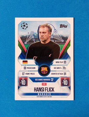 Topps Match Attax Champions League Extra 25/26 Hansi Flick # MANAGER