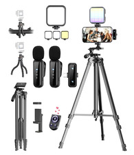 Vlogging Kit All In One for your Vlog Stands, Mics, Light  Remote 