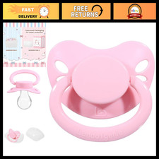 Large Butterfly Shaped Pacifier for Adults - Cute Pink Shield Design, Comfort