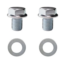 Oil Drain Plug Standard M12-1.5, Head Size 17mm Compatible with Select Models