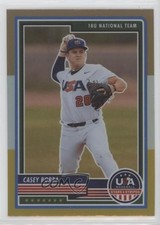 2023 USA Baseball Stars & Stripes Bronze Silver and Gold Prizm Casey Borba 2id