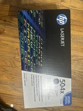 New HP CE250X 504X Black Toner Cartridge For LaserJet CP3525 Black Box