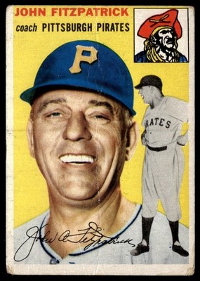 1954 Topps John Fitzpatrick RC Pittsburgh Pirates #213
