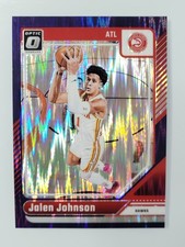 2024-25 Donruss Optic #79 Jalen Johnson Purple Shock