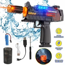 Electric Water Guns with Realistic Gun Muzzle Flame Ultimate Battle Blaster US