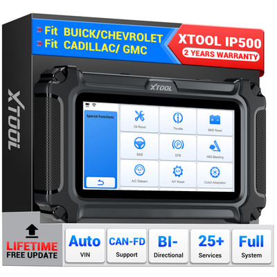 XTOOL IP500 All System Diagnostic Tool OBD2 Scanner for Buick/Chevrolet/Cadillac