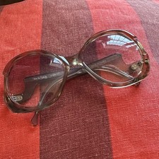 Vintage Diane von Furstenberg Sparta Sunglasses Tortoise Shell Frames 1970s DVF