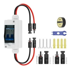 Solar Panel Disconnect Switch 400V Breaker Box, PV DC Miniature Circuit Breaker
