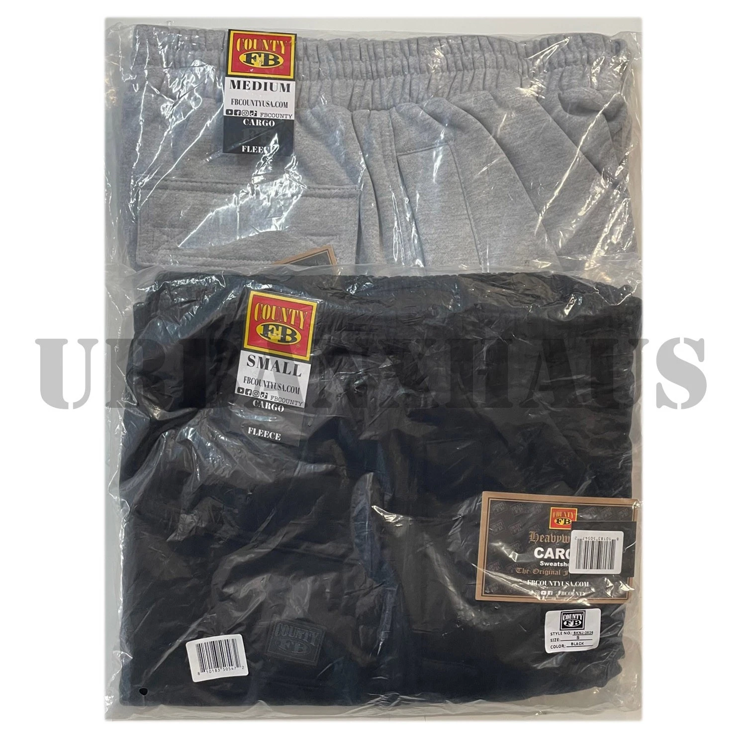 FB COUNTY MEN'S HEAVY-WEIGHT FLEECE CARGO SWEATSHORTS
Opens in a new window or tab