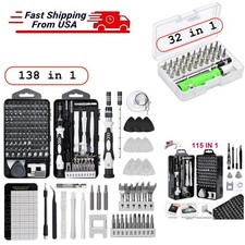 138 in 1 Precision Screwdriver Set, CR-V Magnetic Repair Tool Kit for iPhone