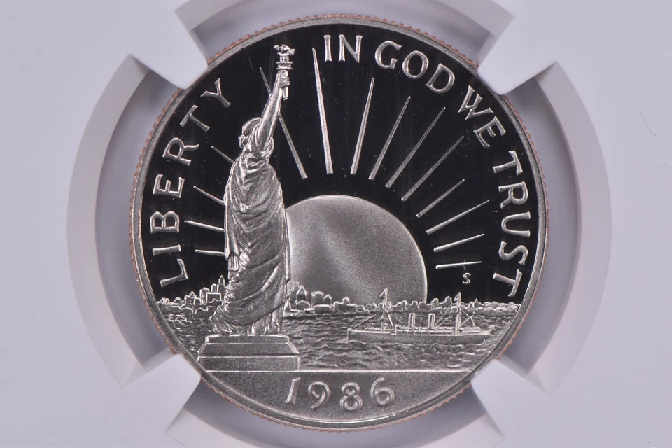 1986-S Statue Of Liberty Commemorative Half Dollar Prestige Set PF70 NGC *0627 - Image 3 of 4