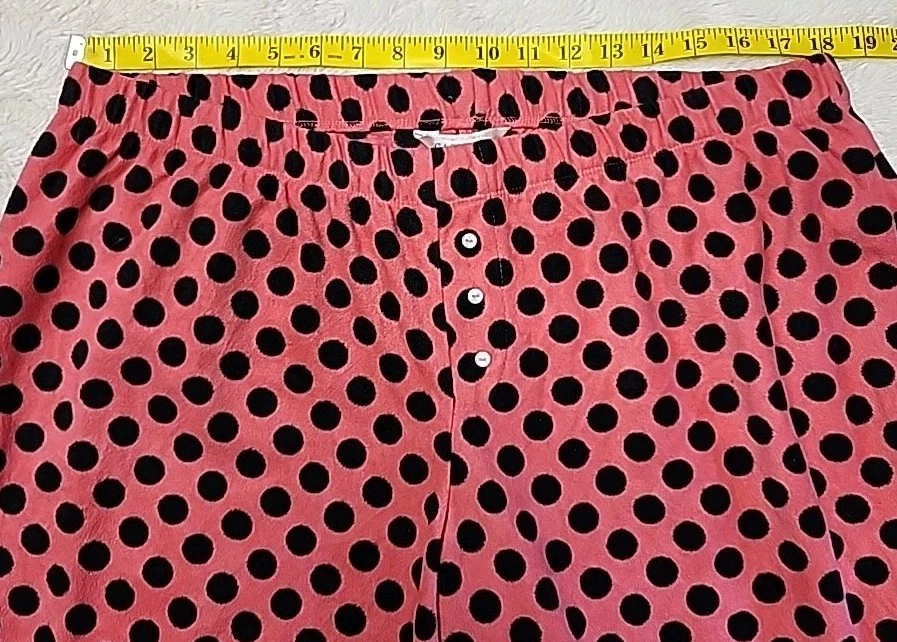 Pantalones de pijama Cacique para mujer a lunares talla grande 18/20 rosa y negro Foto 4 de 4