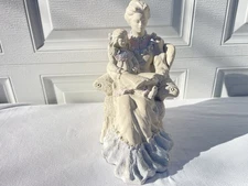 Vintage Austin Productions “Reading A Book w Child” Sculpture Alice Heath Signed