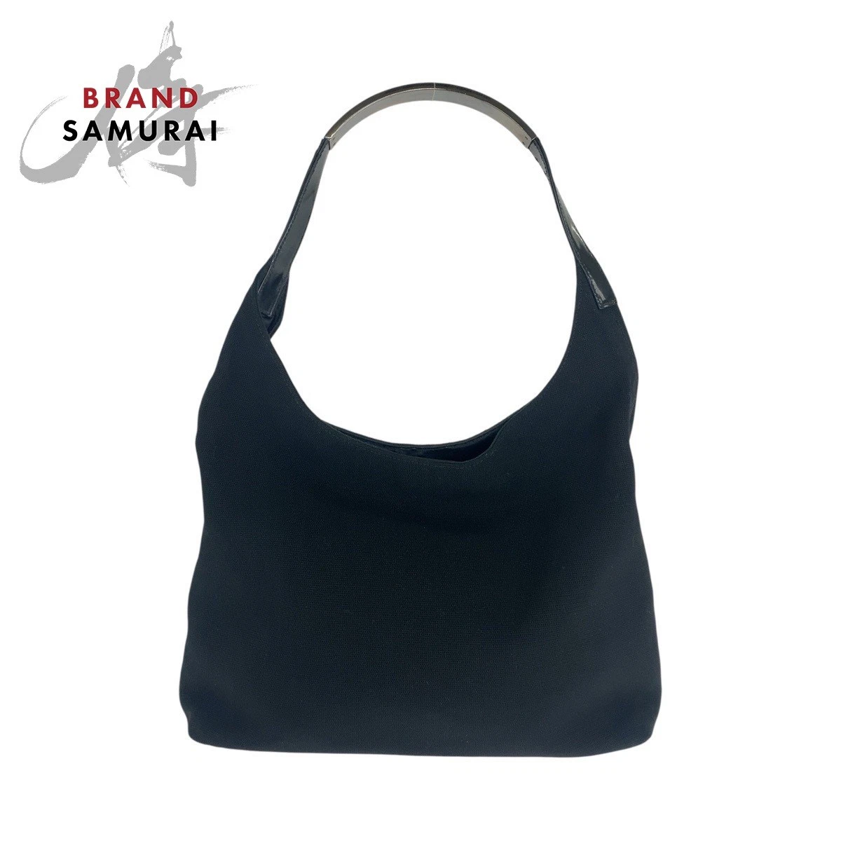 Sac bandoulière Gucci Hobo noir argent quincaillerie toile émaillée 001 3297 pour femme 5