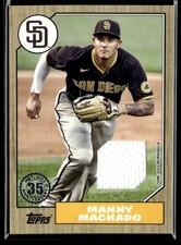 2022 Topps 1987 Relic Jersey Manny Machado San Diego Padres #87R-MMA