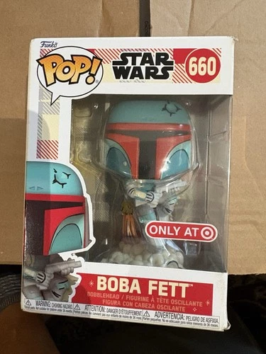 Funko Pop! #660 Star Wars Boba Fett Target Exclusive Vinyl Damaged Box