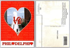LOVE Sculpture Philadelphia Postcard - Robert Indiana Kennedy Plaza Art