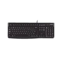 Logitech K120 Tastatur Usb Kabel Schwarz SpritzwassergeschüTzt 1,5M