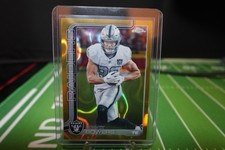 2025 Topps Chrome Football Brock Bowers GOLD Lava /50