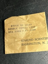 Edmund Optics 94257. Commercial Grade Double-Convex Lens Dia 35MM- FL 43MM