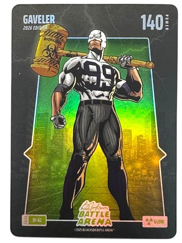 2025 Bo Jackson Battle Arena Gaveler Aaron Judge Glow Battlefoil SP 140