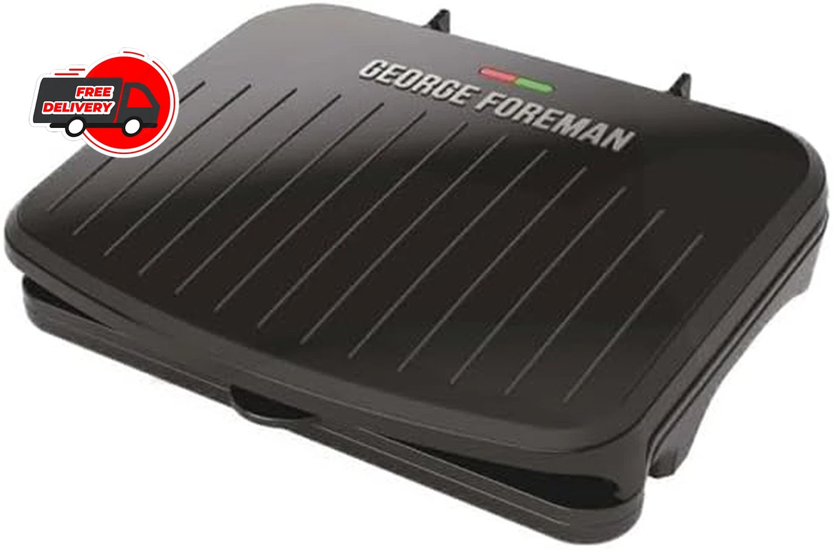 George Foreman Family-Size Grill & Panini Press, Nonstick Ceramic Coating, Fat-R
Opens in a new wind