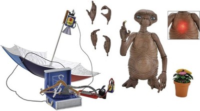 NECA - E.T. - 40th Anniversary Deluxe E.T. Ultimate 7 Action Figure with LED Che