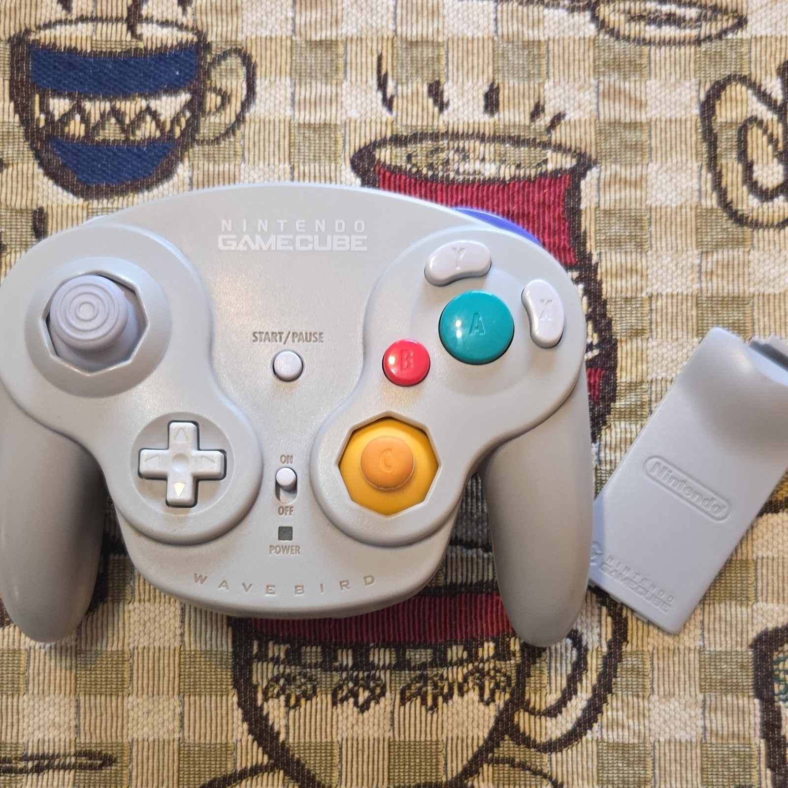 AUTHENTIC Nintendo GameCube WaveBird Wireless Controller No Receiver OEM Tested