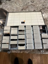 Vintage Metal Slide Storage Case With Slides ,1950-60  s-70  s Total 700 