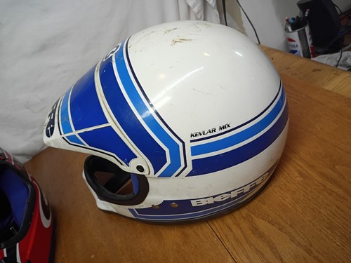 Lote de 2: Casco Bieffe Vintage 1989 Honda Motocross Italia Snell CLX-2 1998 - Imagen 16 de 24
