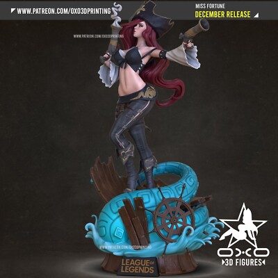 Miss Fortune Figure 1/6 Scale Resin Model Garage Kit | eBay