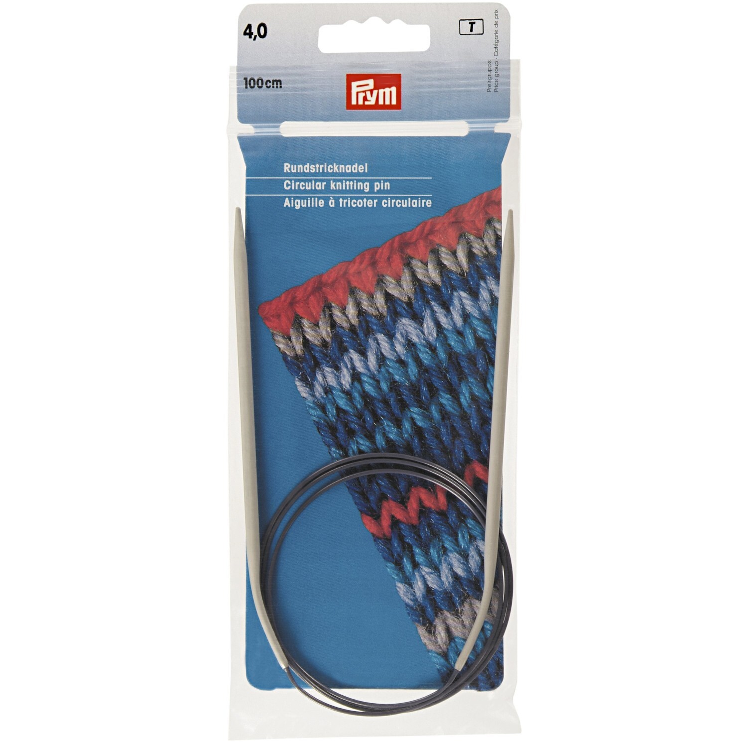 Circular Knitting Needle Aluminum by Prym | Size: 4mm/100cm