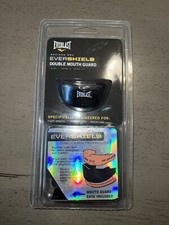 NEW SEALED Everlast Evershield Single Mouthguard & Case Black Boxing & MMA