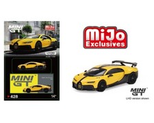 Mini GT 1:64 Bugatti Chiron Pur Sport Yellow Model Car MGT00428-2B