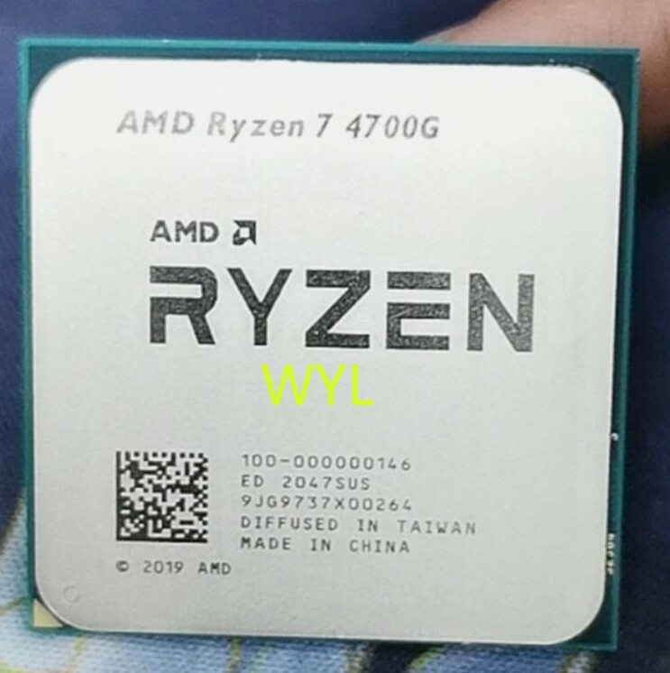 AMD Ryzen 7 4700G 3.6-4.4GHz 8-core 16Thr socket AM4 65W CPU
