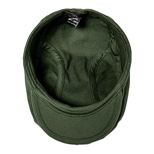 BOTVELA Men Cotton Twill Newsboy Flat Ivy Driving Hat Fitted 7 5/8 Army Green - Bild 3 von 7