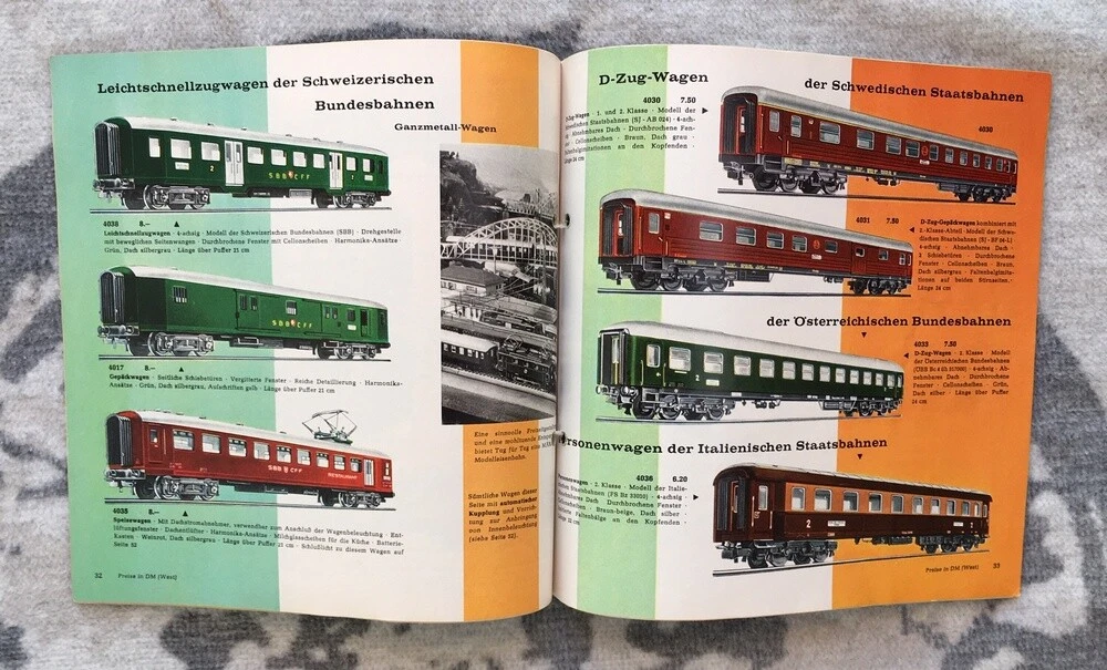Märklin Katalog von 1963/64 original   1963/64 D DM