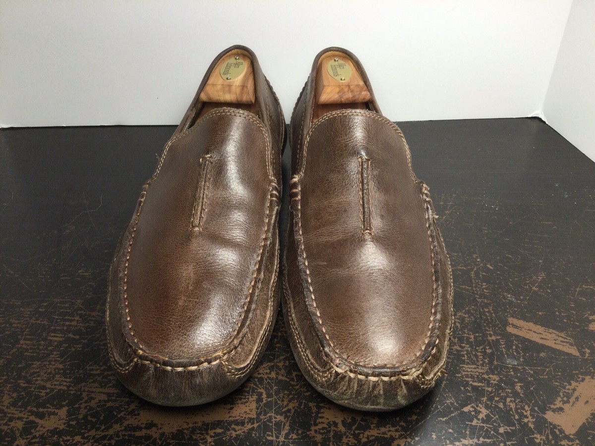 Clarks Men\'s Ashmont Race Driving Style Loafers Brown Leather Size 10 M Preppy Clarks Loafers Mens Size 8.5 Ashmont Race Driving Brown  main image 2