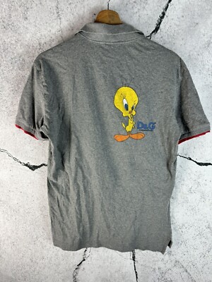 D&G Tweety Sylvester 半袖ポロシャツ Dolce & Gabbana Sylvester Polo vintage D&G shirt | eBay