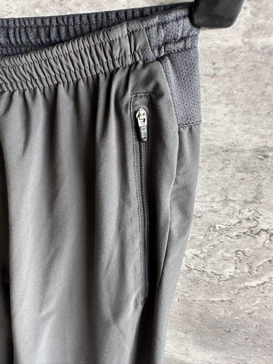 Vintage 2000s Nike Dri-Fit Gray Polyester Technical Running Pants