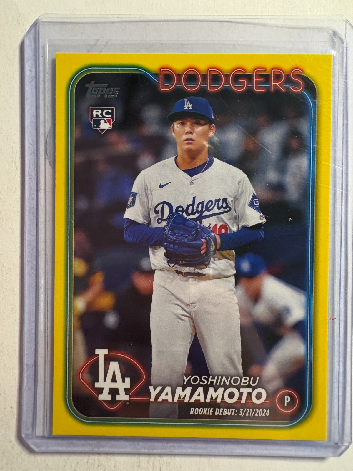 K321,540 - 2024 Topps Update Yellow #US149 Yoshinobu Yamamoto