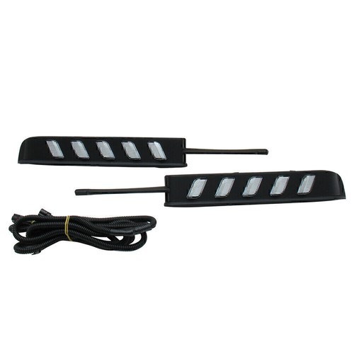 LED Daytime Running Lights DRL Amber White Lamp Fit Toyota REIZ Mark X 2005-2009 - Picture 2 of 11