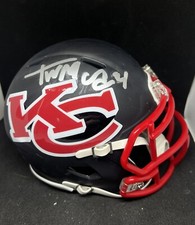 KANSAS CITY CHIEFS TRENT MCDUFFIE SIGNED NFL MINI HELMET SUPER BOWL JSA COA