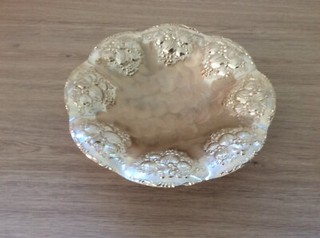 VERSILBERTE SCHALE DURCHMESSER 23 CM HÖHE 5 CM