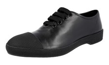 PRADA Leather Sneakers x Dress Shoes - 2EG149 - Black - NEW - US 7.5 EU 40,5
