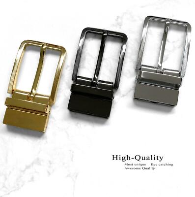 Z35289R-Clamp on Engraved Reversible Buckle Fits 1-3/8