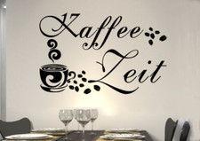 wkf14 WandTattoo Wandsticker WandSpruch CAFE COFFEE KAFFEE KÜCHE