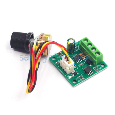 NEW  DC 1.8V 3V 5V 6V 12V 2A Low Voltage PWM Motor Speed Controller Regulator 